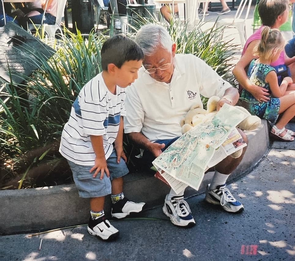 Photo 4 of Kai with grandfather